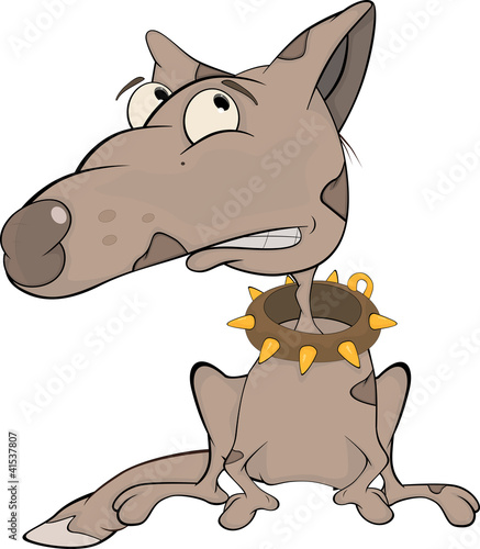 Vector: The hunting dog. Cartoon The hunting dog. Cartoon