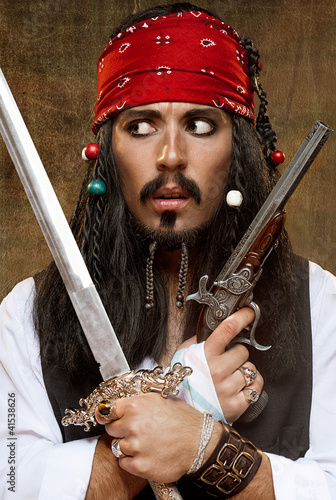 Photo: Dissatisfied pirate Dissatisfied pirate