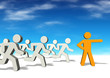 Figuren-Serie: In diese Richtung!
