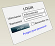 Website secure login with ID and password