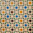 Tile decoration, Alhambra palace, Spain Tile decoration, Alhambra palace, Spain