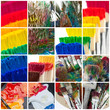 assemblage photos pinceaux artiste peintre assemblage photos pinceaux artiste peintre