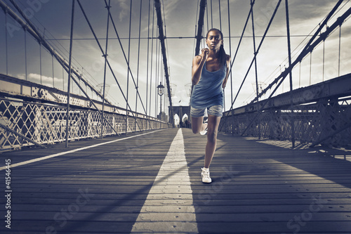 Photo: Jogging in New York Jogging in New York