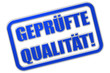 Stempel blau glas GEPRÜFTE QUALITÄT!