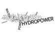 Word Cloud "Hydropower"