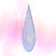 Water drop with nice pink background Water drop with nice pink background