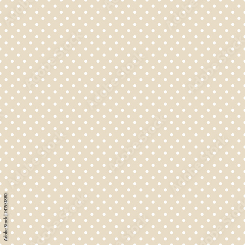 Vektor: Seamless Pattern Dots Beige/White Seamless Pattern Dots Beige/White