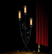 abstract black chandelier abstract black chandelier