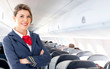 canvas print picture - Air hostess