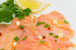 carpaccio di salmone