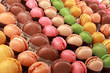 Colorful variety macaroons