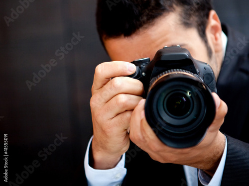 Photo: Male paparazzi Male paparazzi