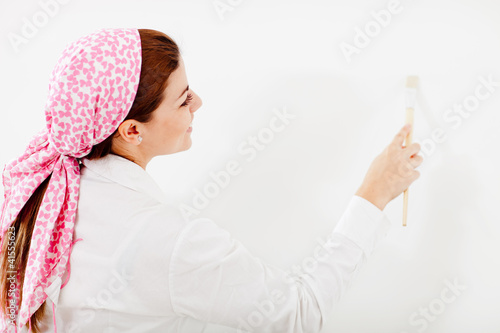 Photo: Woman painting Woman painting