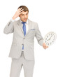 man with clock