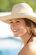 Héloise,chapeau,rire,portrait