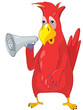 Funny Parrot. Speacker. Funny Parrot. Speacker.