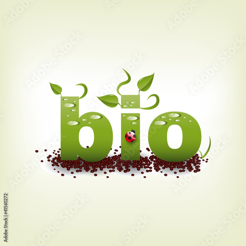 Vector: Bio Schriftzug Bio Schriftzug