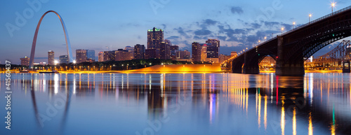 Photo: City of St. Louis skyline. City of St. Louis skyline.