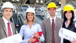 Group of engineers and architect.