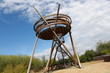 Vogelnest Denkmal in Nahaufnahme