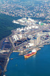 above view of durban harbour fuel storage zone above view of durban harbour fuel storage zone