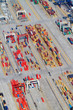 aerial view of containers stacking in harbour aerial view of containers stacking in harbour