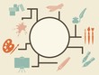 retro scheme of visual art with place for your text retro scheme of visual art with place for your text
