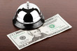 Service Bell with money