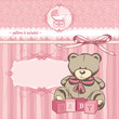 welcome baby girl card