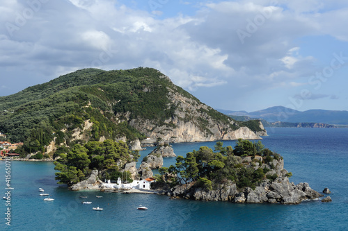 Photo: Old Greek orthodox church on island Panagias in Parga Old Greek orthodox church on island Panagias in Parga