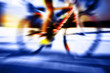 cyclist motion blur
