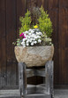 Stone flower pot