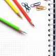 paper with crayons