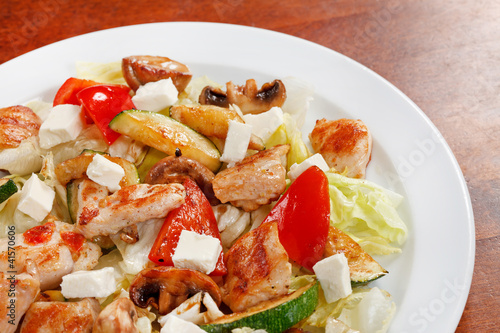 Photo: salad with meat salad with meat