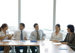 Business colleagues having meeting