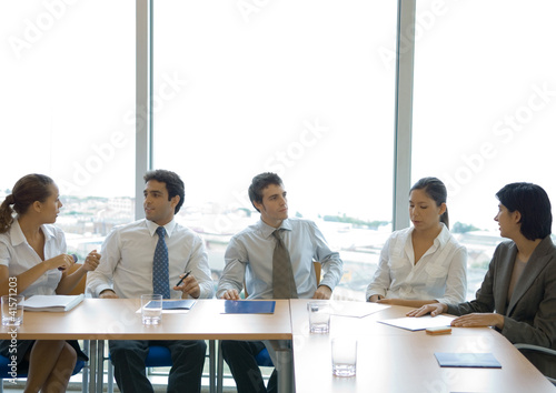 Photo: Business colleagues having meeting Business colleagues having meeting