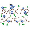 Back to school twig text