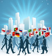 Vektor: International business concept International business concept