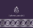 Ganesha, Hindu wedding card, royal Rajasthan, India Ganesha, Hindu wedding card, royal Rajasthan, India