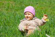 Photo: A little girl and spring. A little girl and spring.