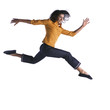 Woman jumping