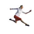 Woman jumping