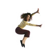 Woman jumping