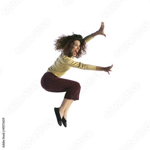 Foto: Woman jumping Woman jumping