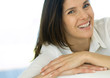Woman smiling, portrait