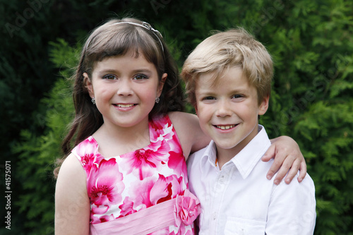 Photo: Brother and sister Brother and sister