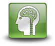 Green 3D Effect Icon "Neurology"