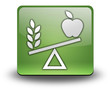 Green 3D Effect Icon "Nutrition"