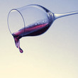 verschütteter Wein