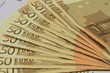 Billets de 50 euros en vecteur